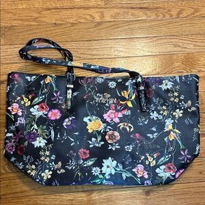 Kenneth Cole Reaction Black Floral Garden Tote